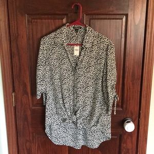 EXPRESS Button Up Blouse - BRAND NEW, NEVER WORN